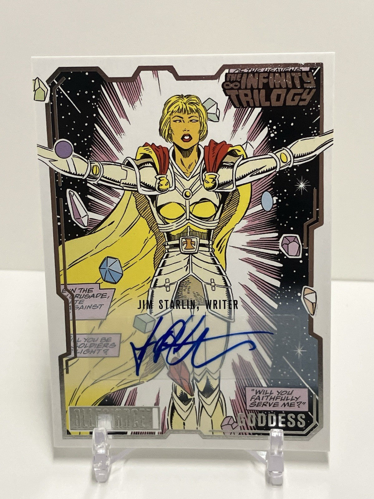 2024 marvel allegiance secret wars, #87, Goddess, Creator Auto
