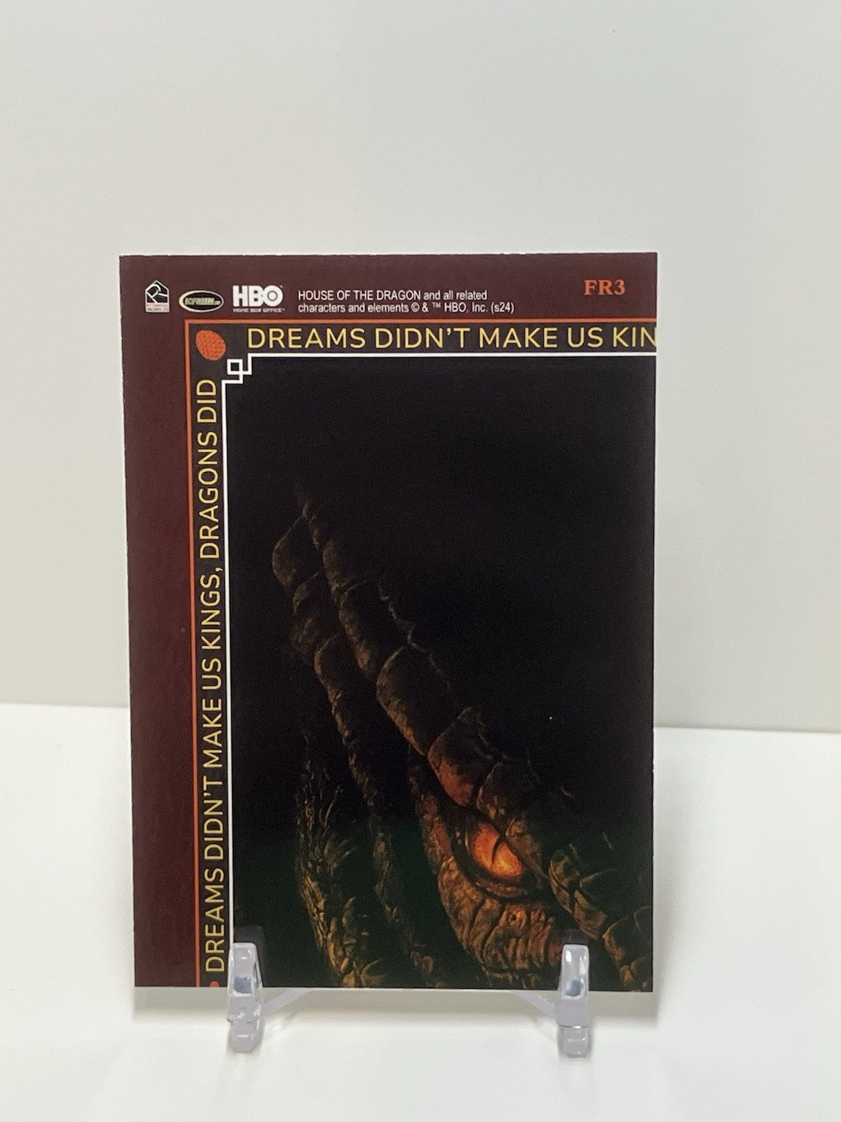 2024 Rittenhouse House Of The Dragon, FR3, Dragon Insert