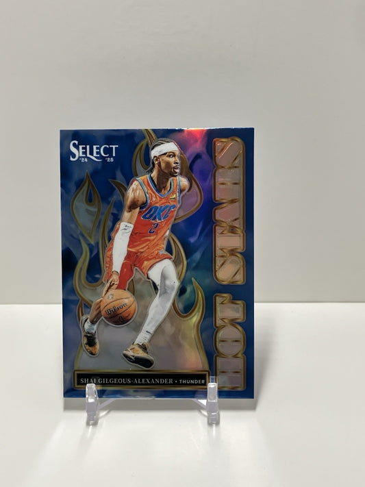 2024/25 Panini Select, Thunder, 7, Shai Gilgeous-Alexander, Hot Stars