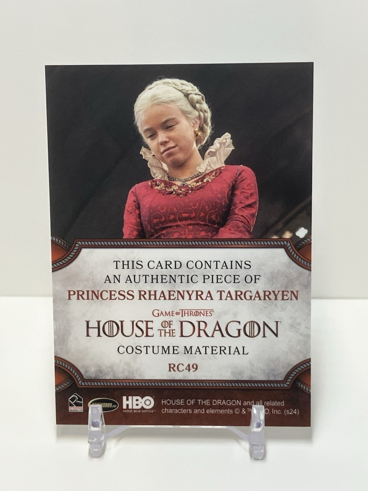 2024 House Of The Dragon, RC49, Princess Rhaenyra Targaryen, Costume Material