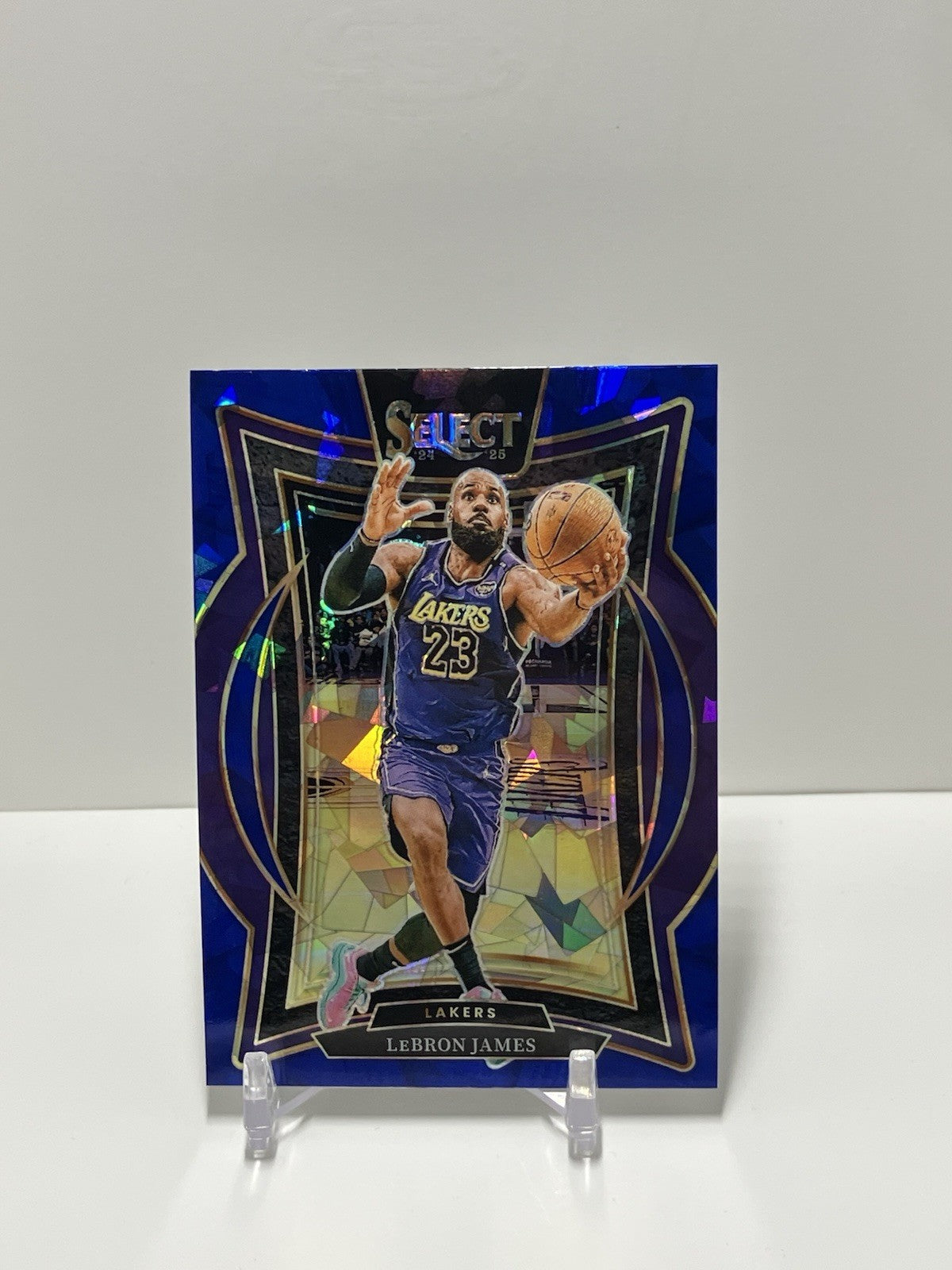 2024/25 Panini Select, Lakers, 54, Lebron James, Concourse Blue Prizm