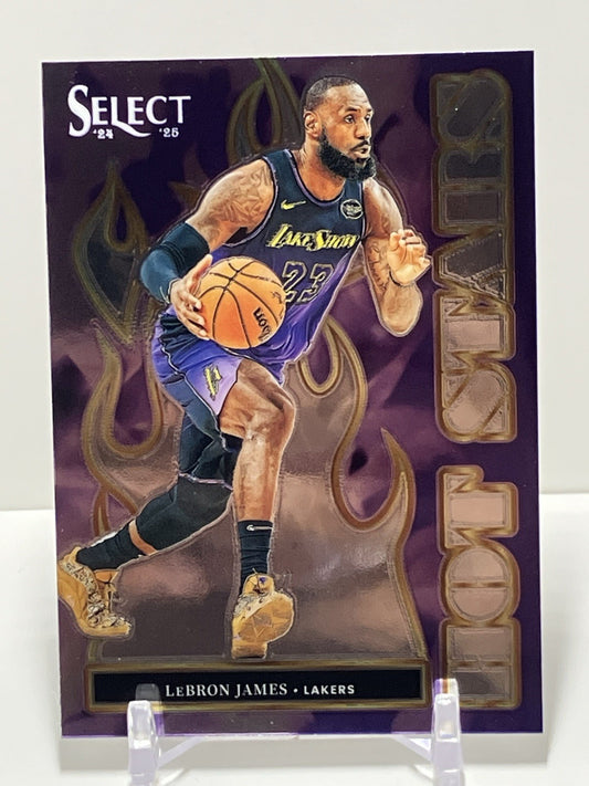 2024/25 Panini Select, Lakers, 8, Lebron James, Hot Stars