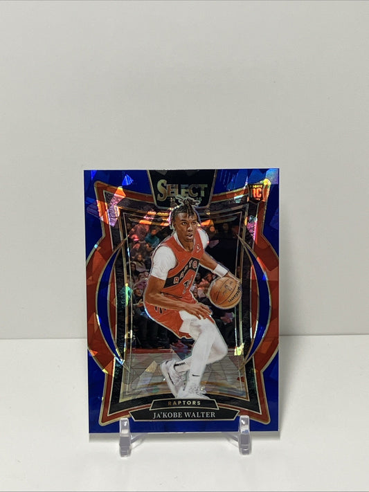 2024/25 Panini Select, Raptors, #96, Ja'Kobe Walter, Concourse Cracked Ice