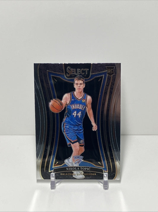 2024/25 Panini Select, Thunder, #396, Nikola Topic, Mezzanine Silver Prizm