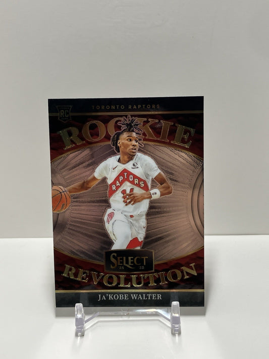 2024/25 Panini Select, Raptors, 1, Ja'Kobe Walter, Rookie Revolution