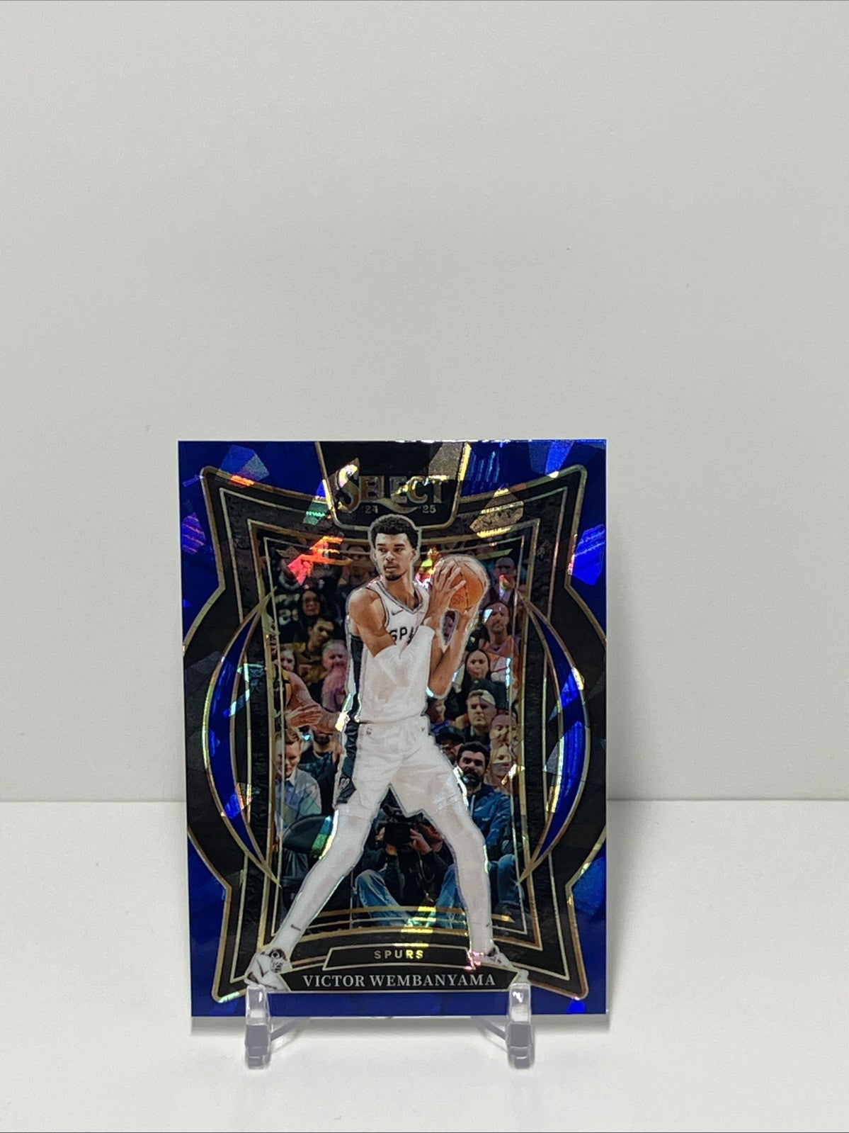 2024/25 Panini Select, Spurs, #9, Victor Wembanyama, Concourse Cracked Ice