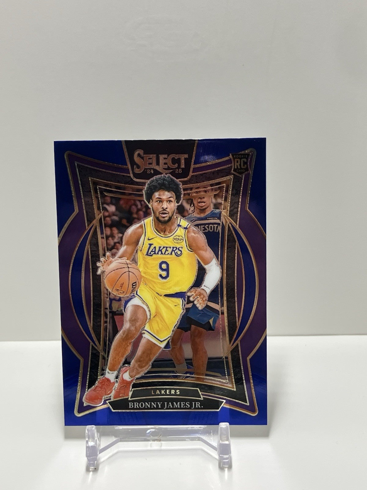 2024/25 Panini Select, Lakers, 90, Bronny James Jr, Concourse Blue