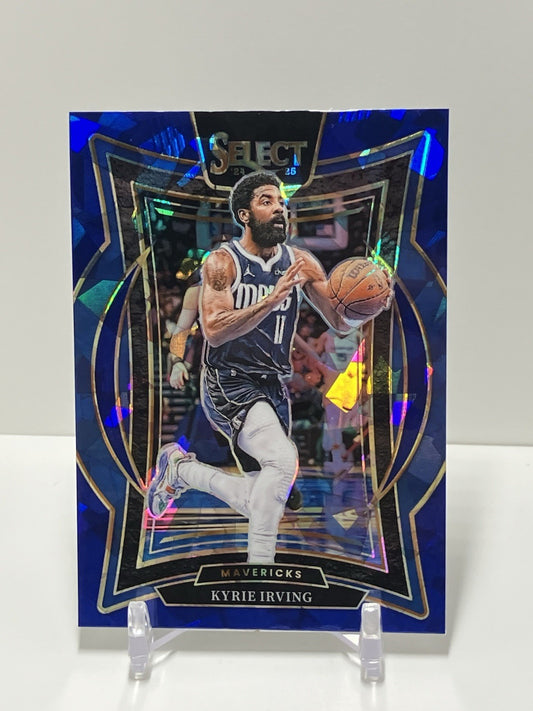 2024/25 Panini Select, Mavericks, 46, Kyrie Irving, Concourse Blue Prizm