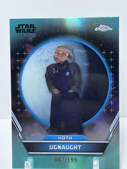 2024 Topps Star Wars Hyperspace, 56, Hoth, Ugnaught, Aqua,  87/199