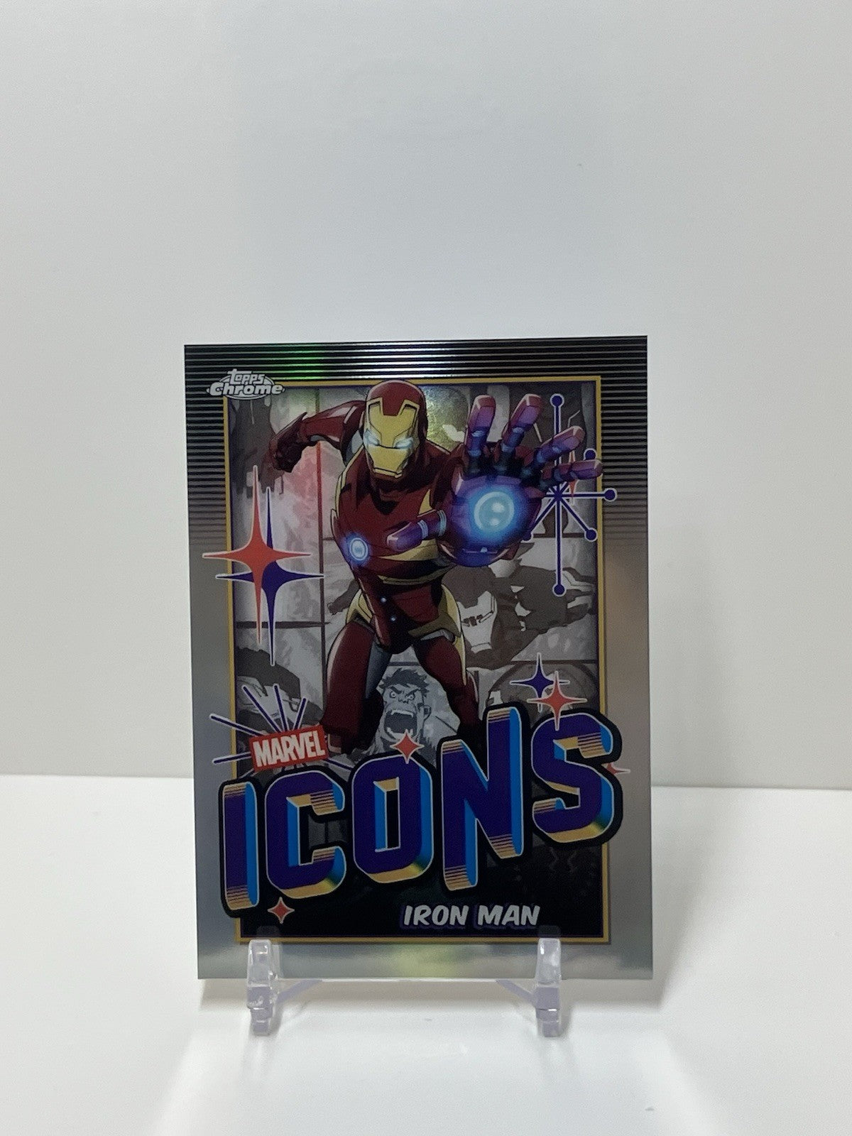 2025 Topps Marvel Chrome, MI-7, Iron Man, Icons