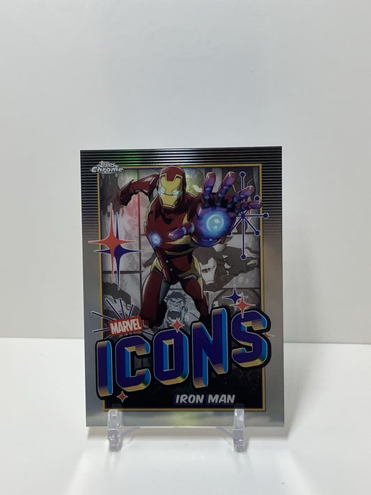 2025 Topps Marvel Chrome, MI-7, Iron Man, Icons