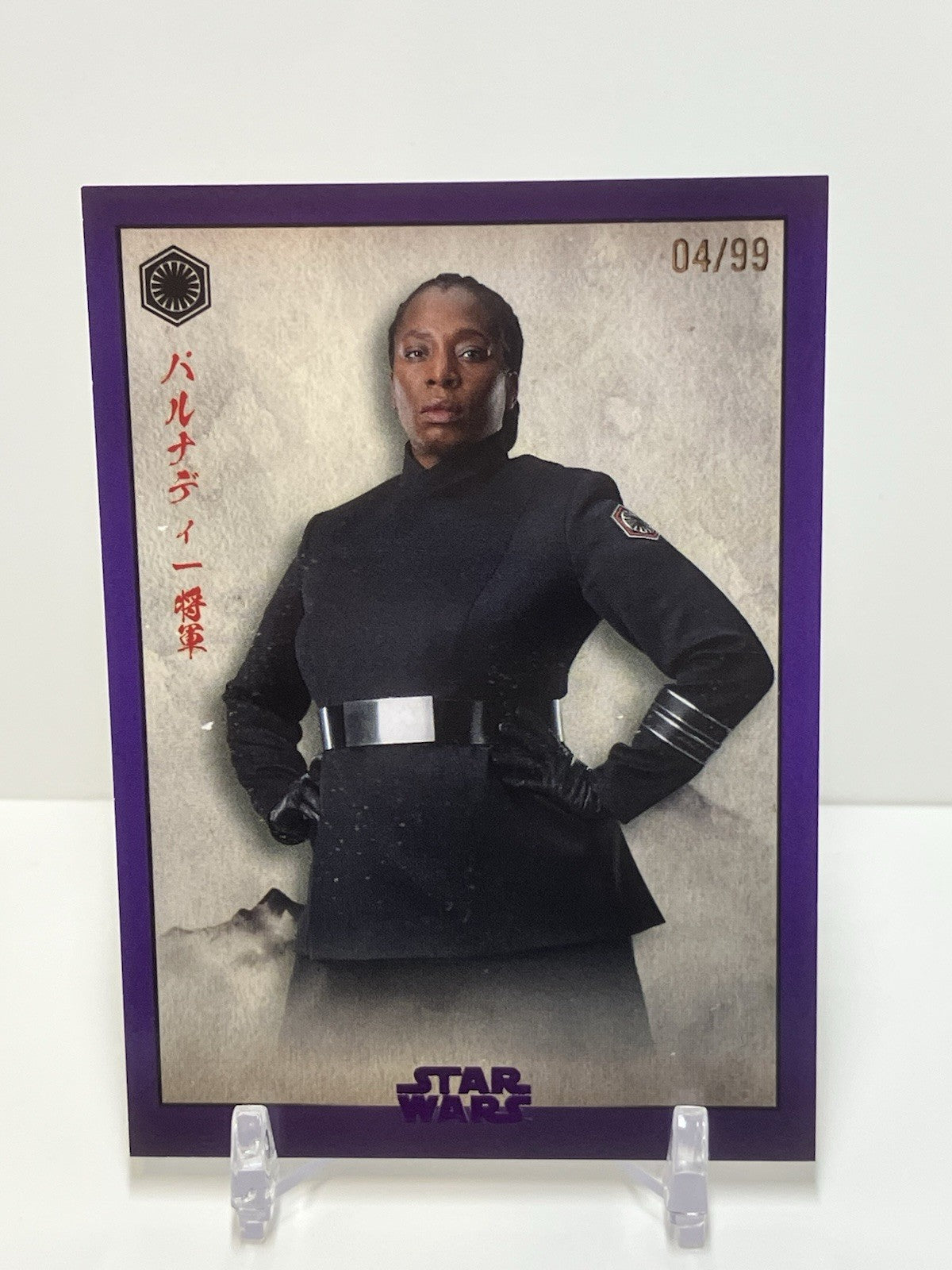 2025 Topps Meiyo Star Wars, FD-19, General Parnadee, Purple, 04/99