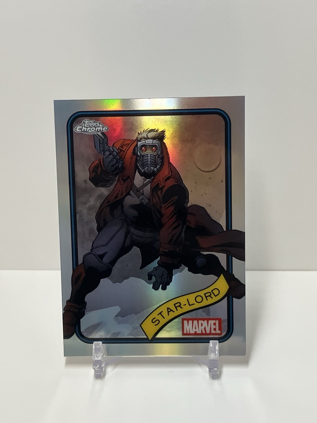 2025 Topps Marvel Chrome,#104,Star Lord, Silver Refractor