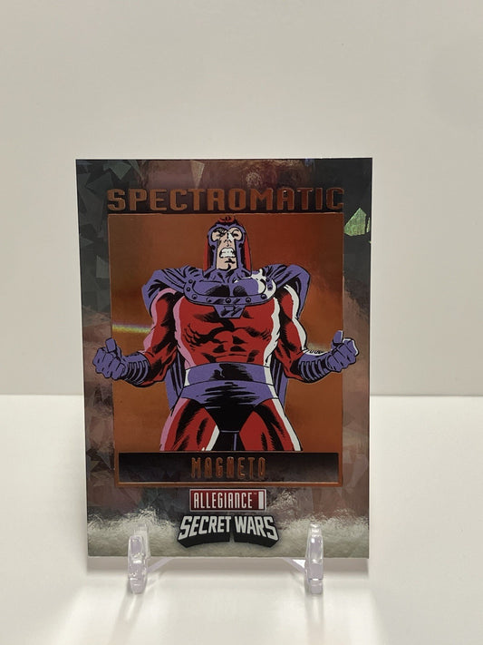 2024 marvel allegiance secret wars, Magneto, Spectromatic Orange, 14/99