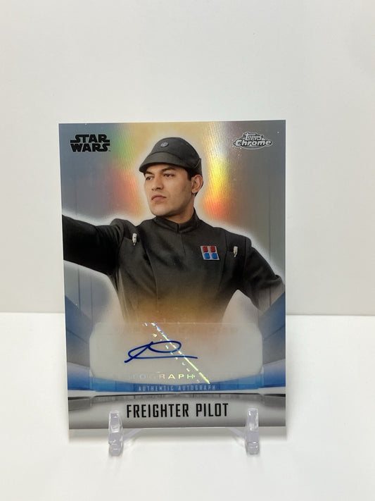 2022 Topps Star Wars The Mandalorian, A-AW, Freighter Pilot, Autograph