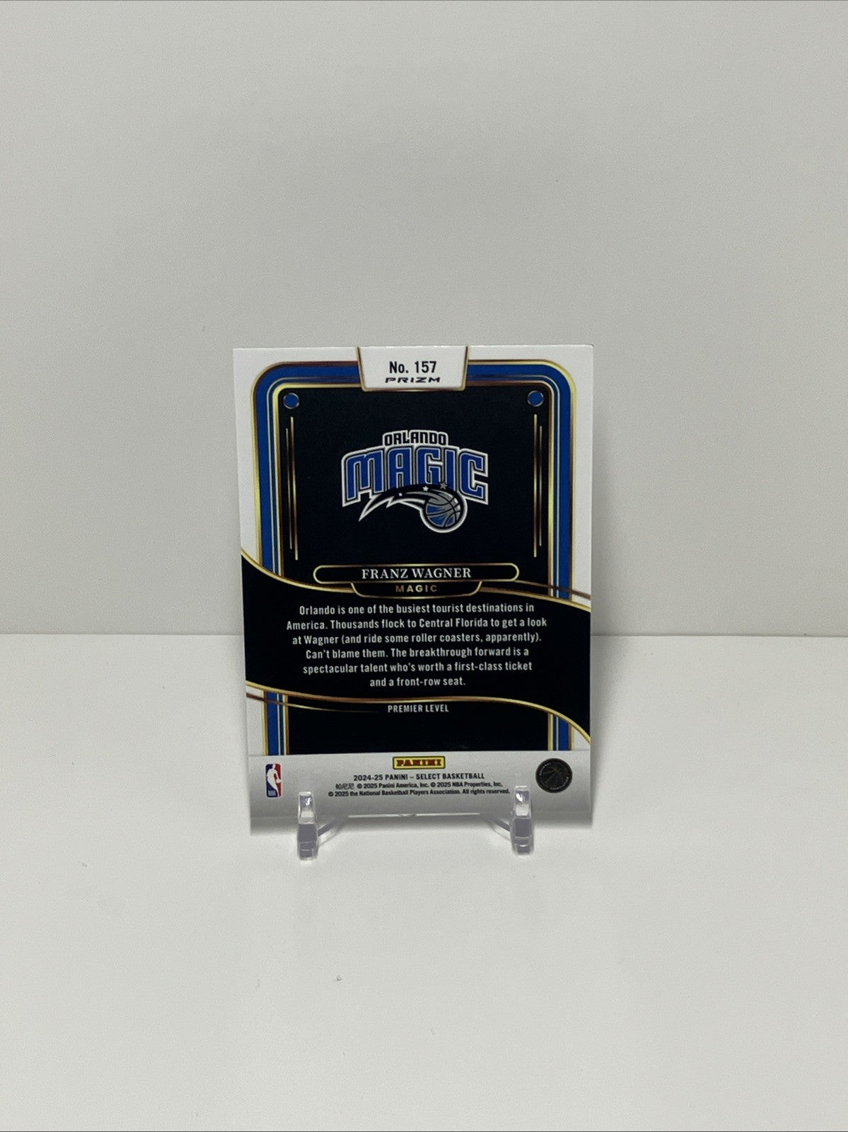2024/25 Panini Select, Magic, 157, Franz Wagner, Premier Level Prizm