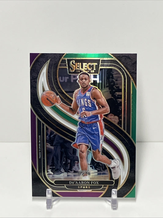 2024/25 Panini Select, Spurs, #150, De'AARON Fox, Premier Level GWP