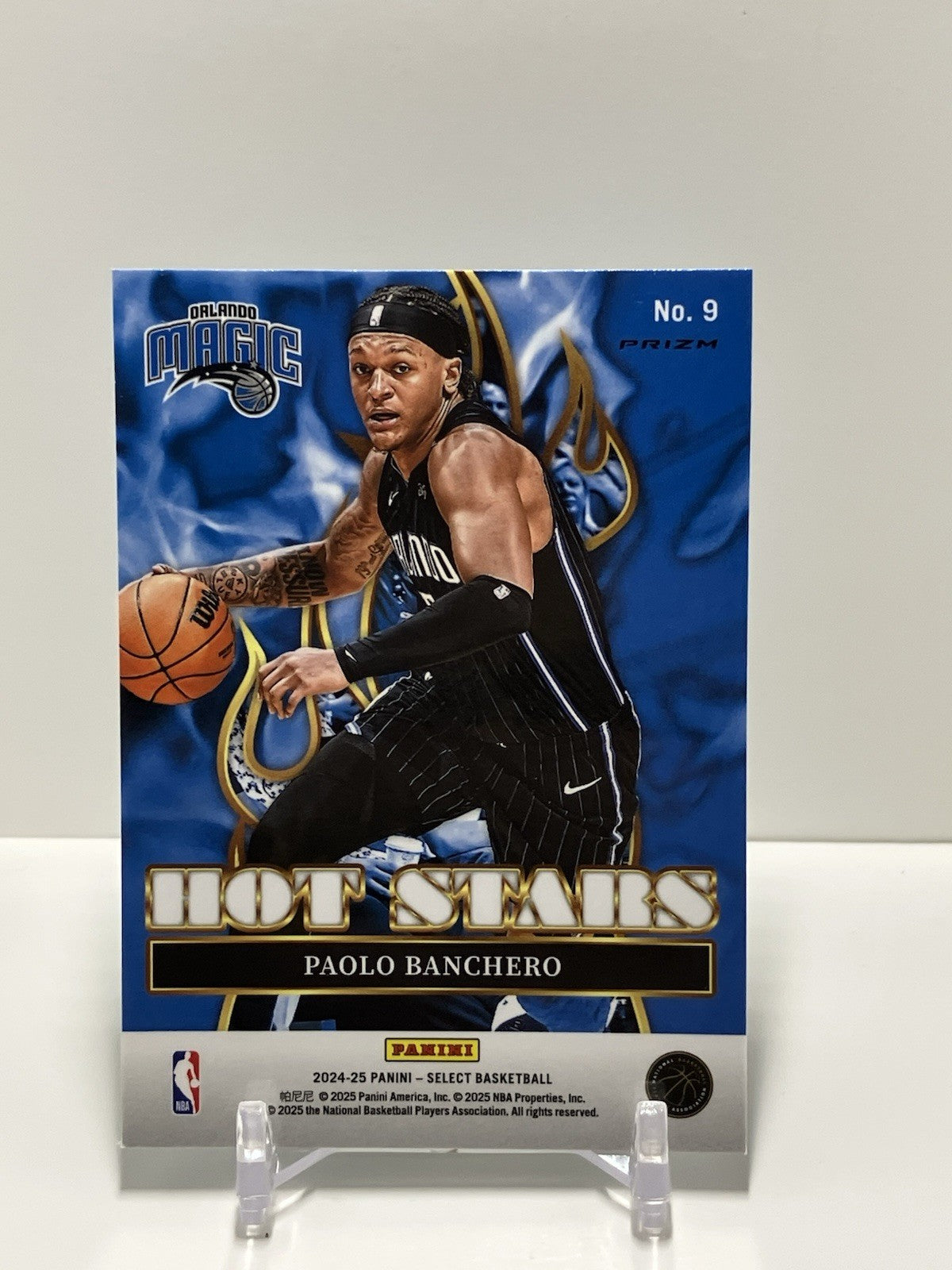 2024/25 Panini Select, Magic, 9, Paolo Banchero, Hot Stars