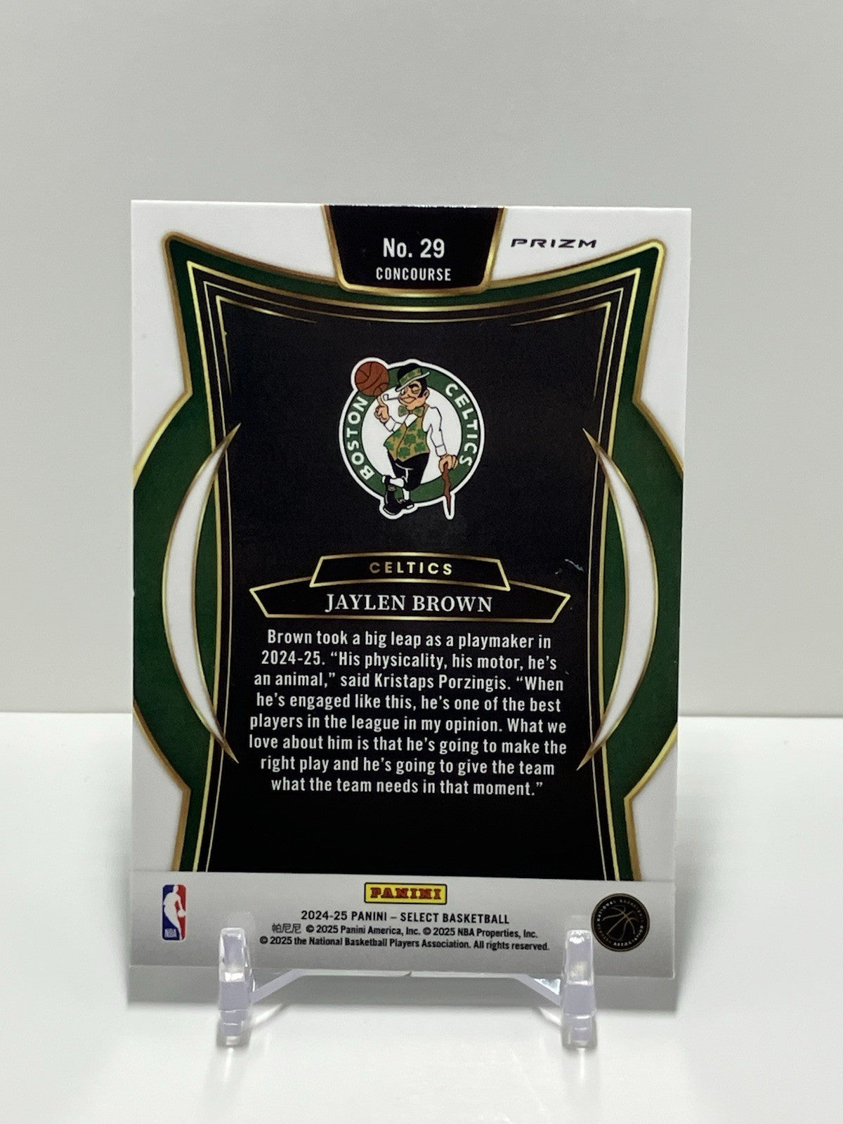 2024/25 Panini Select, Magic, 29, Jaylen Brown, Concourse Blue Prizm