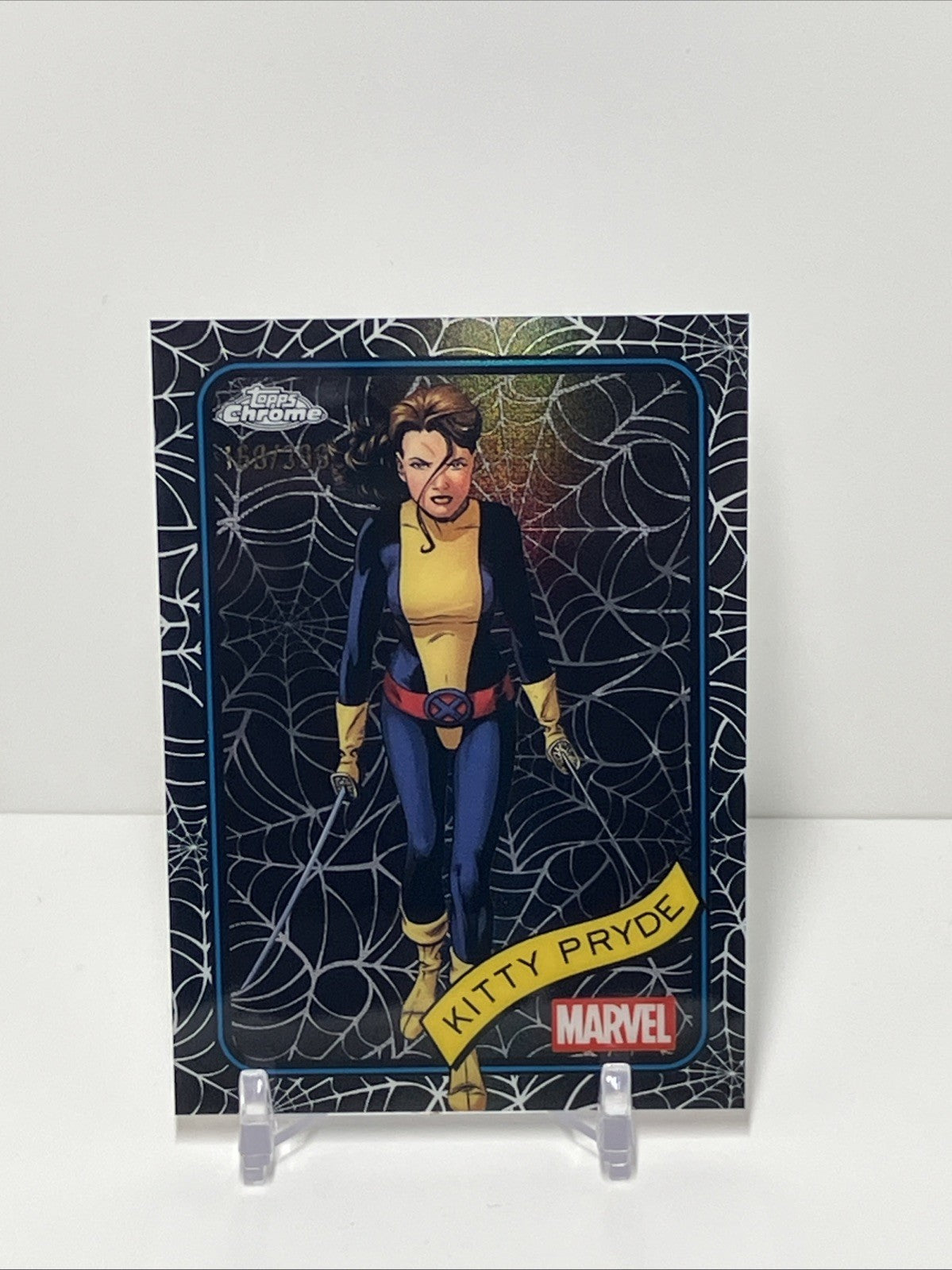 2025 Topps Marvel Chrome, #188, Kitty Pride, Black Spider-web 150/199
