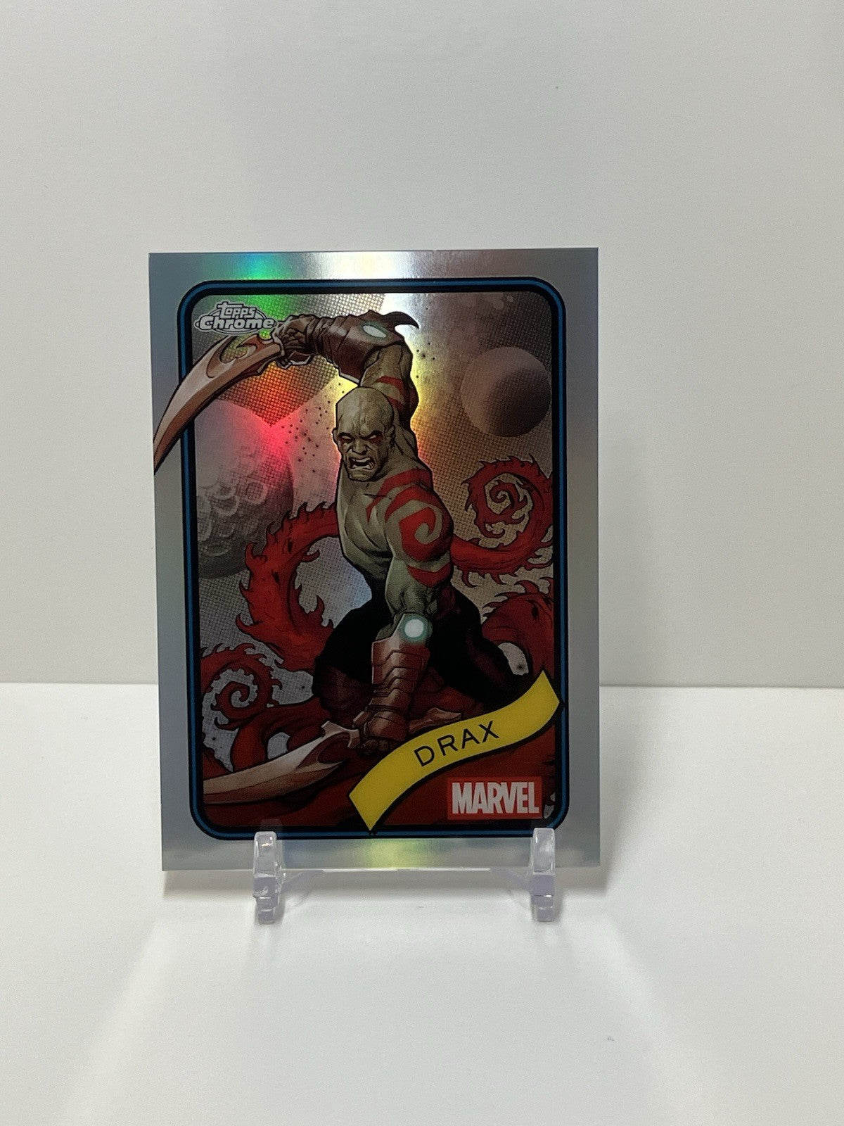 2025 Topps Marvel Chrome,#184, Drax, Silver Refractor