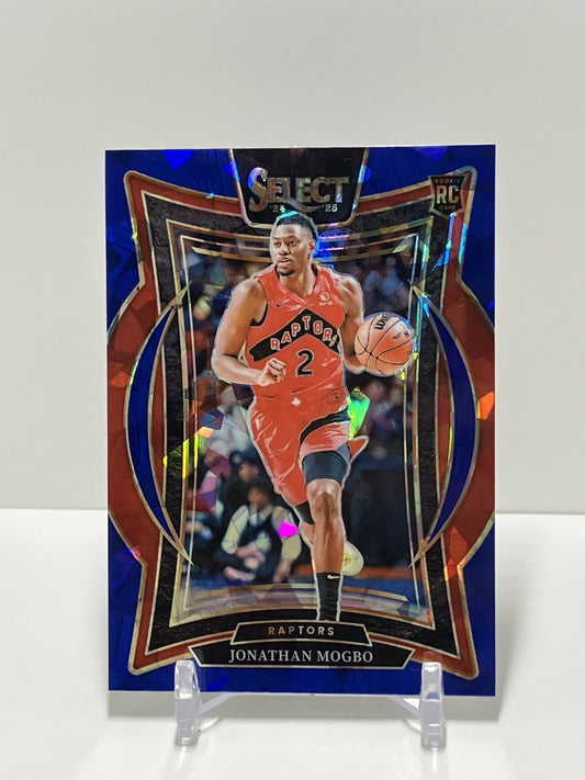 2024/25 Panini Select, Raptors, 87, Jonathan Mogbo, Concourse Blue Prizm