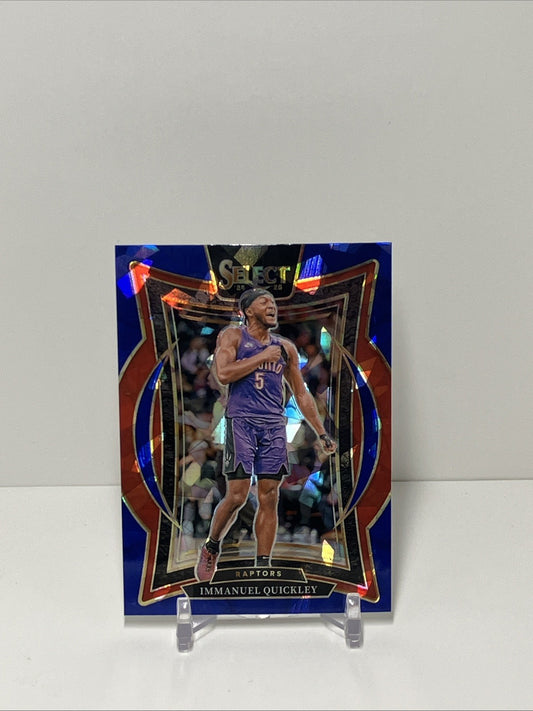 2024/25 Panini Select, Raptors, #41, Immanuel Quickley, Concourse Cracked ice