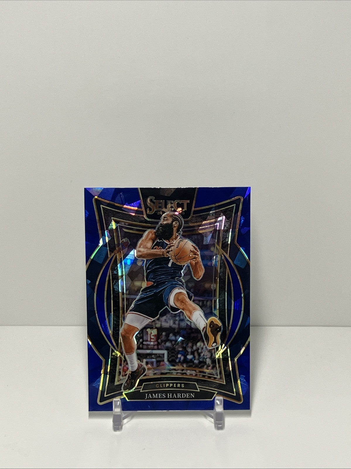 2024/25 Panini Select, Clippers, #57,  James Harden, Concourse Cracked Ice