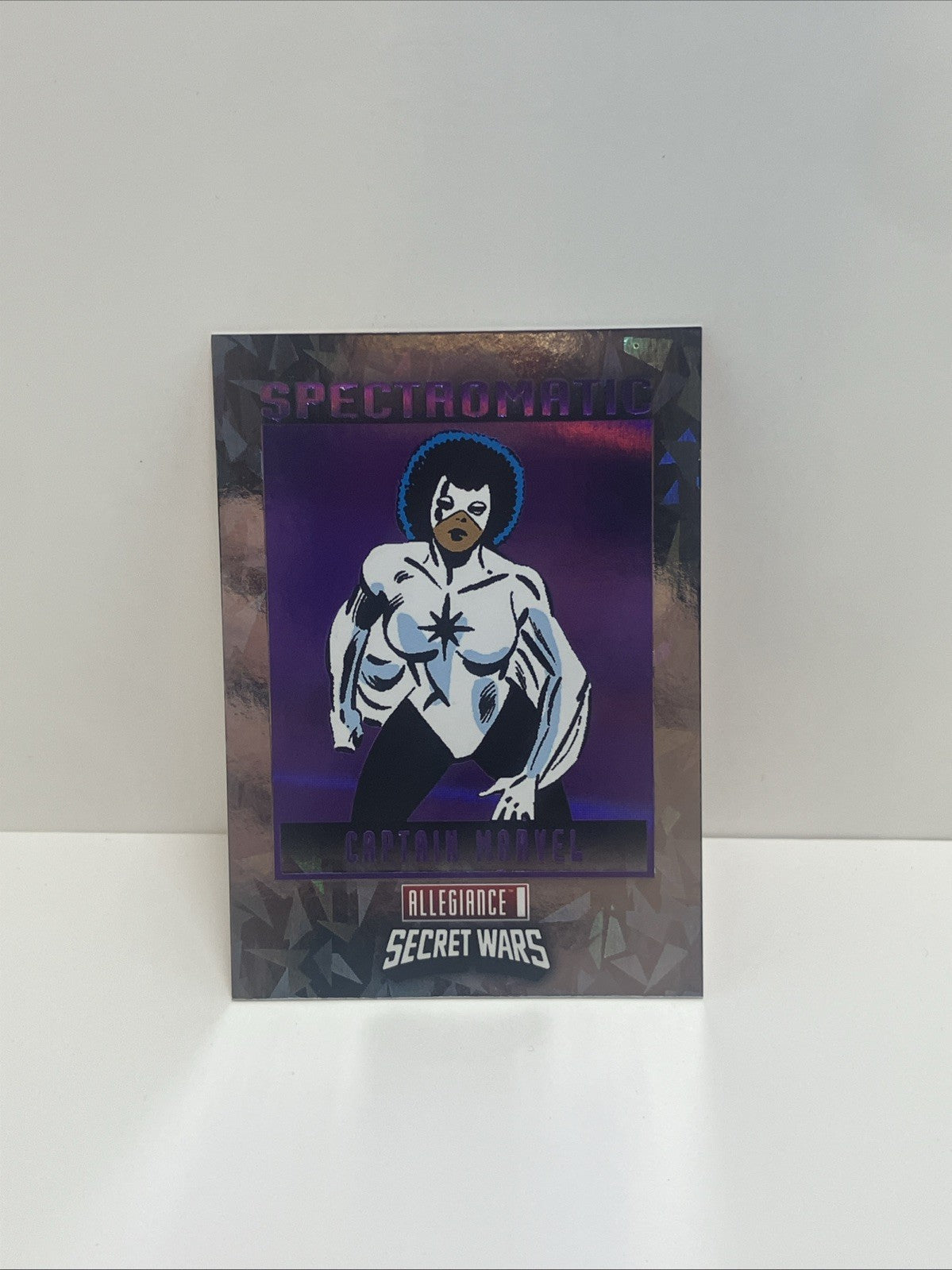 2024 marvel allegiance secret wars, Captain marvel, Spectromatic Purple, 171/199