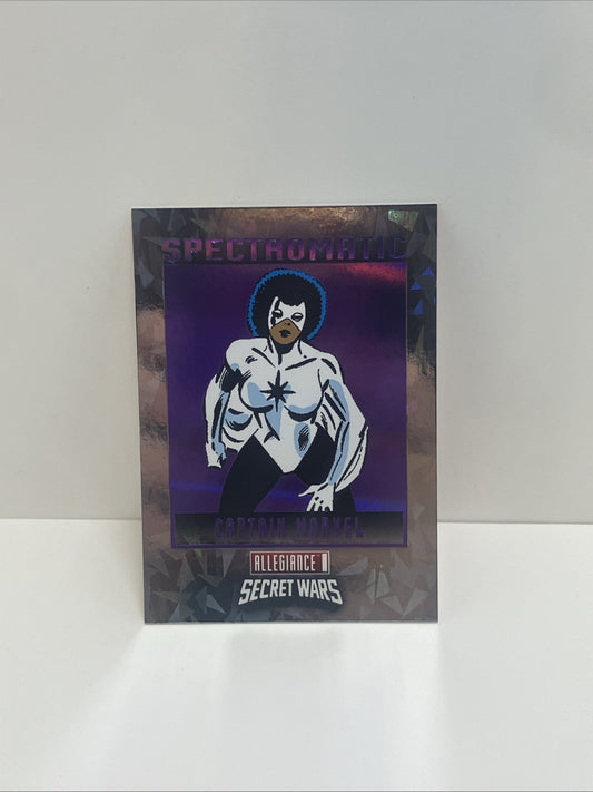 2024 marvel allegiance secret wars, Captain marvel, Spectromatic Purple, 171/199